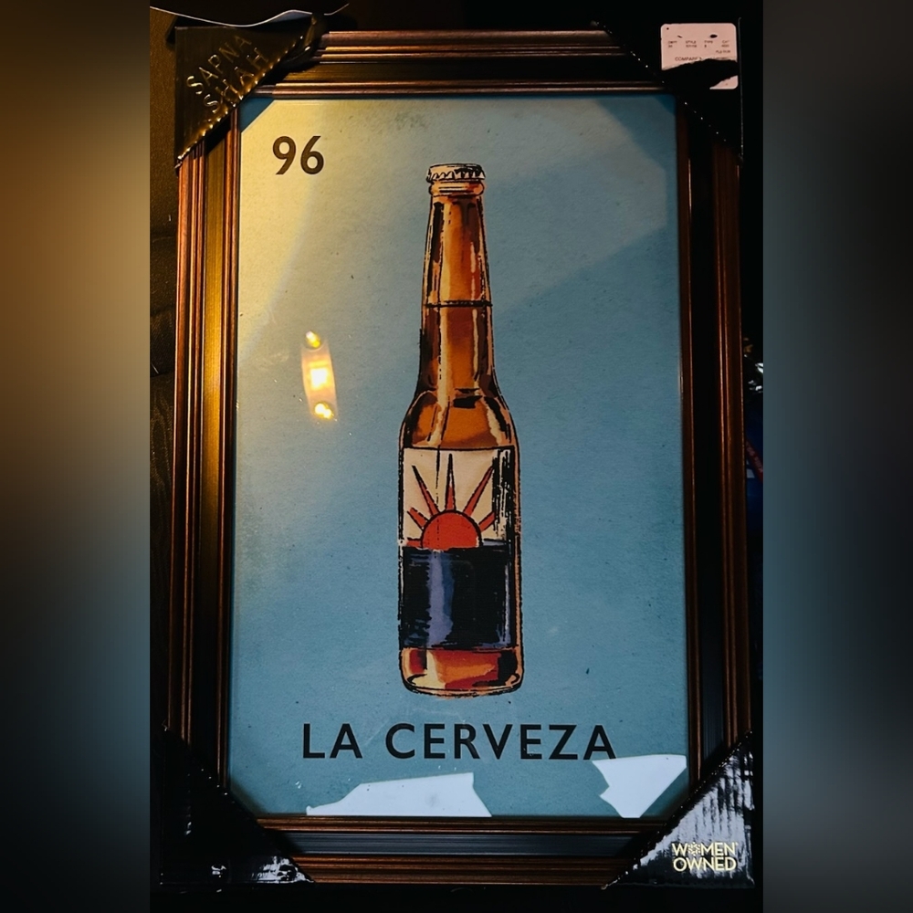 Loteria #96 La Cerveza Print By Sapna Shah